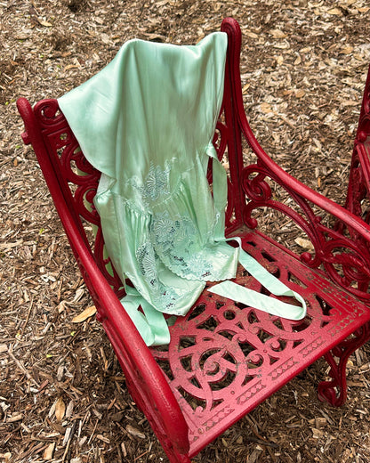 1930s Seafoam Silk Dress