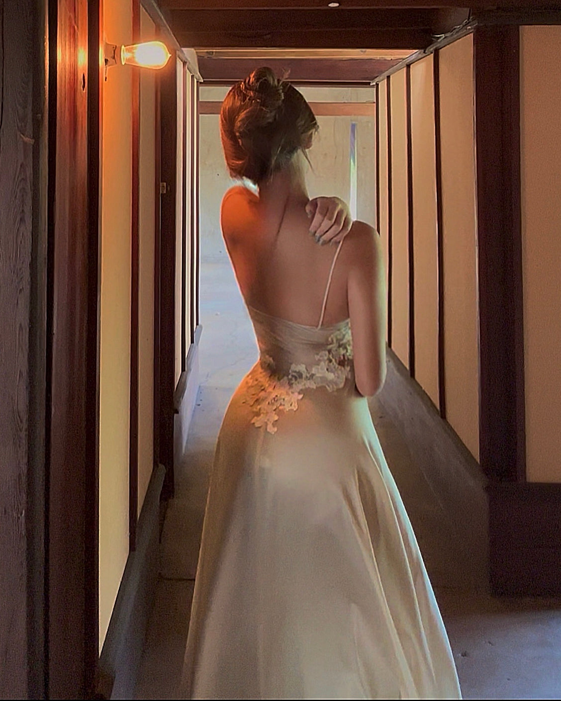 Rare Vintage Ivory Gown in Pure Silk