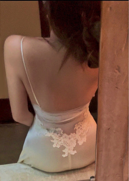 Rare Vintage Ivory Gown in Pure Silk