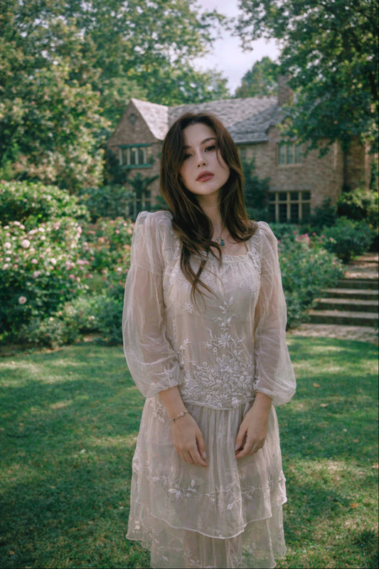 Antique 1900s French Lace Dress