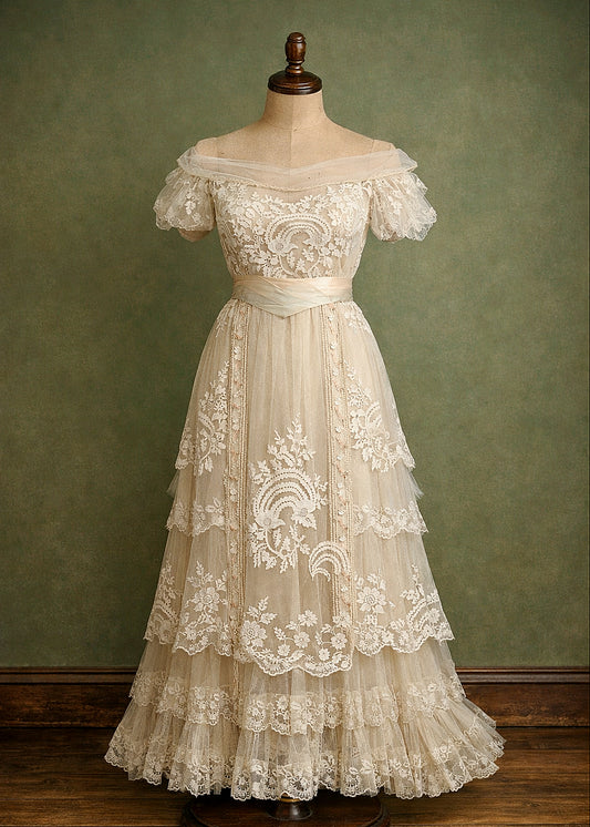 Antique Lace Wedding Dress